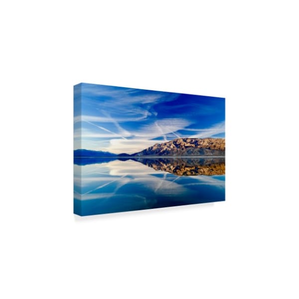 American School 'Owens Lake Reflection' Canvas Art,12x19